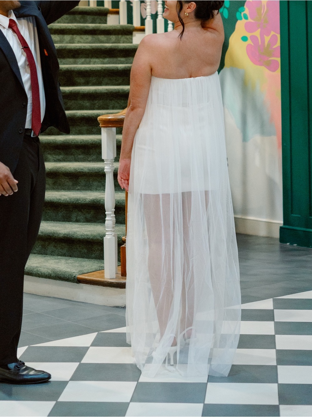 Meshki Bettany Chiffon Strapless Maxi Dress - Picture 2 of 2